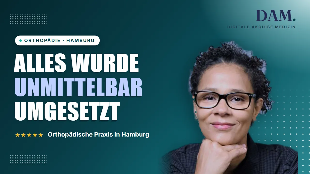 Bewertung einer orthopädischen Praxis in Hamburg: Alles wurde unmittelbar umgesetzt